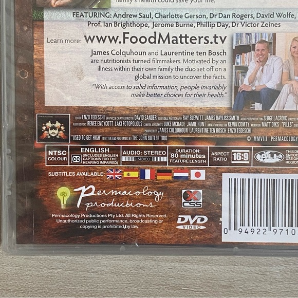 Food Matters DVD - NEW! - Picture 6 of 8